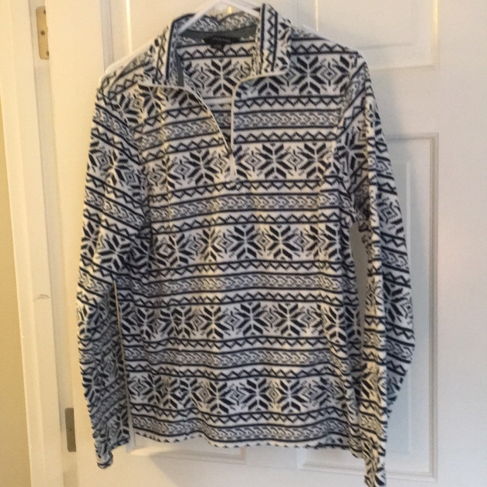 Lands End 1/4 Zip Fleece Pullover
